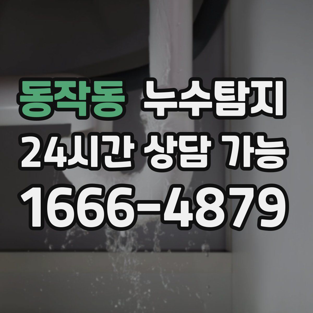동작동 누수탐지