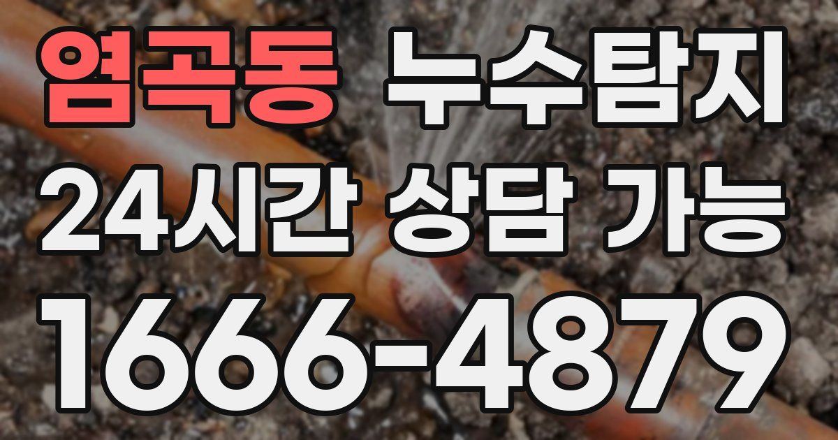 염곡동 누수