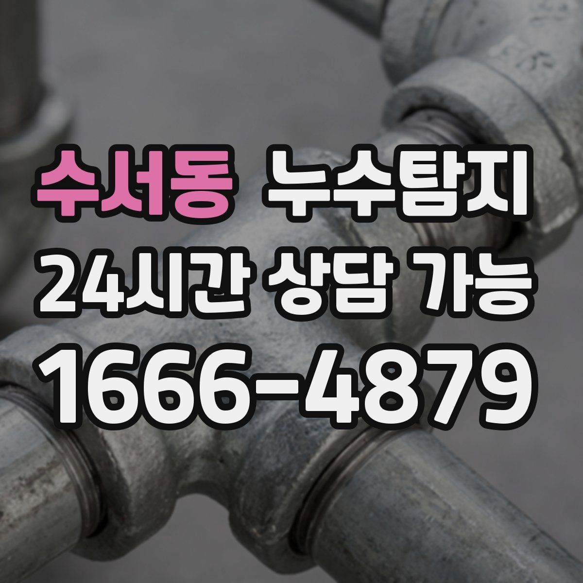 수서동 누수탐지