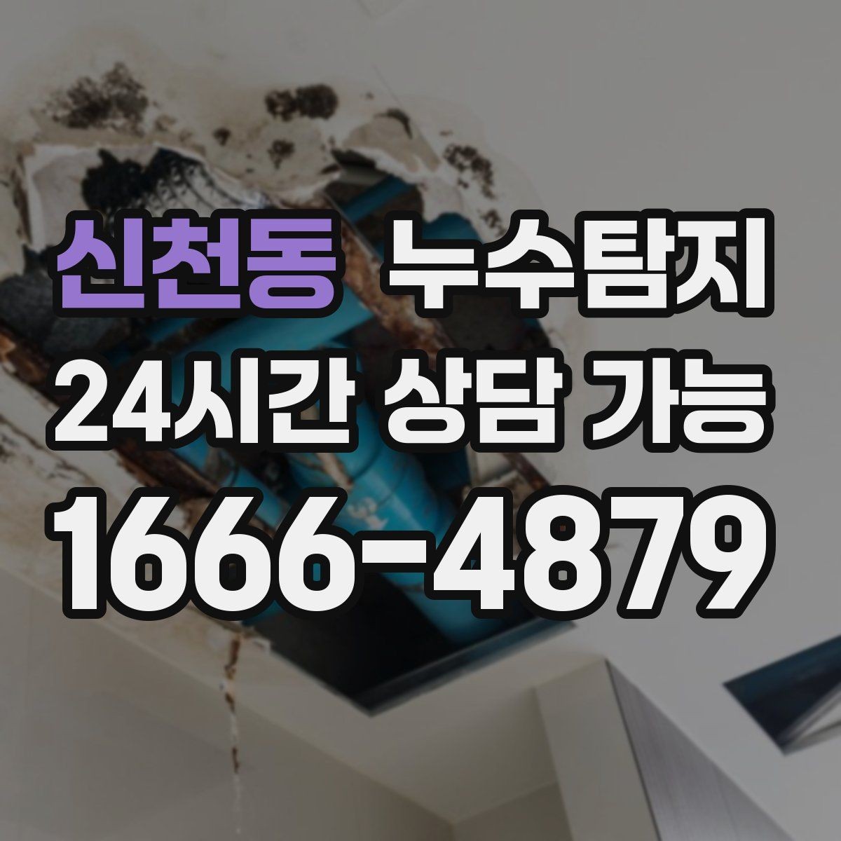 신천동 누수탐지 슬래브 누수 의심부터 확정까지