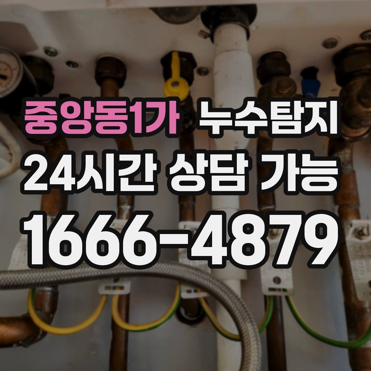 중앙동1가 누수탐지 거실 조명 주변 얼룩 해결기