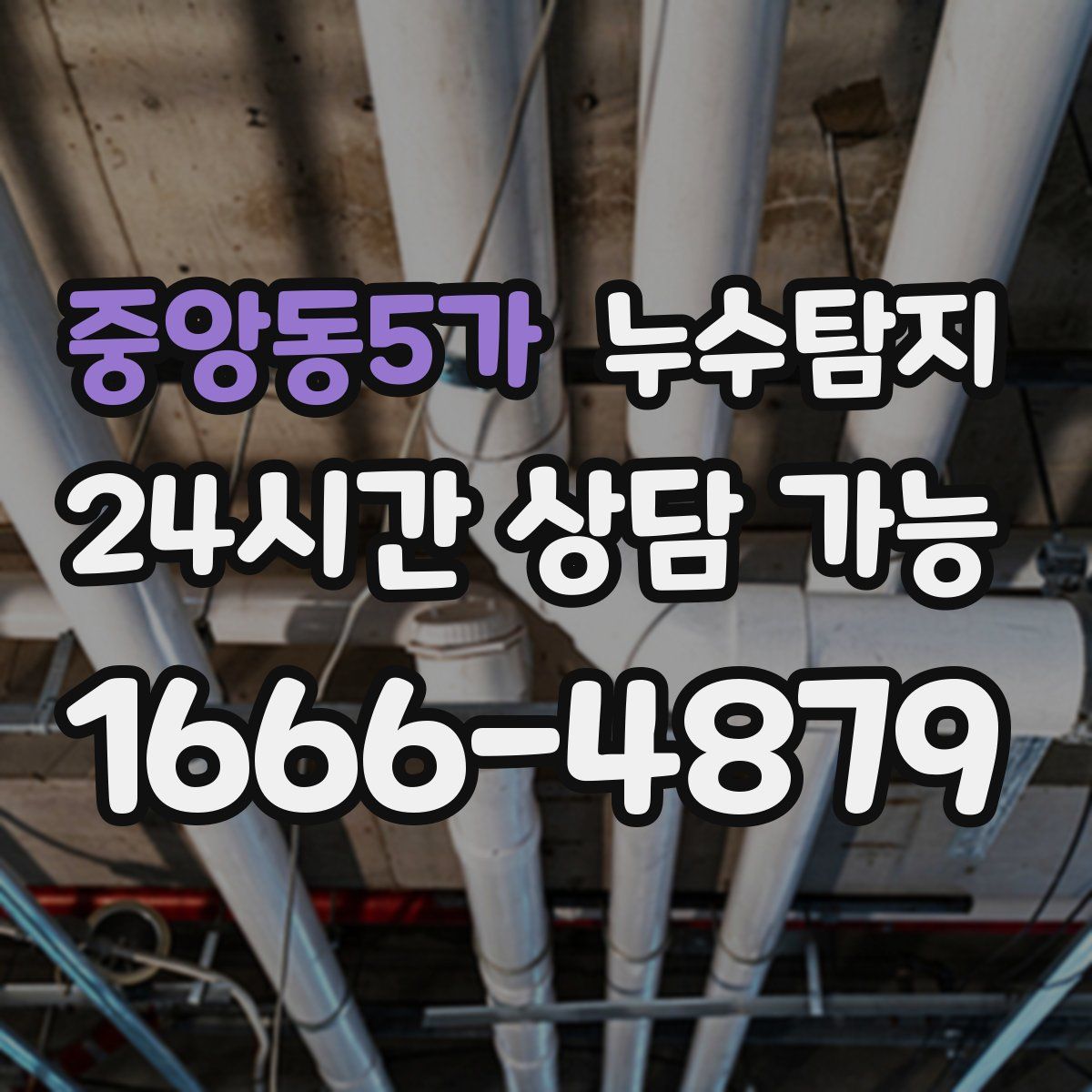 중앙동5가 누수탐지