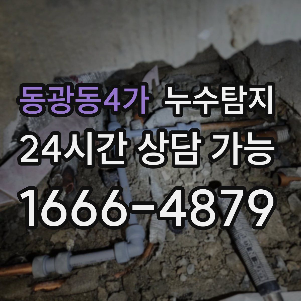 동광동4가 누수탐지