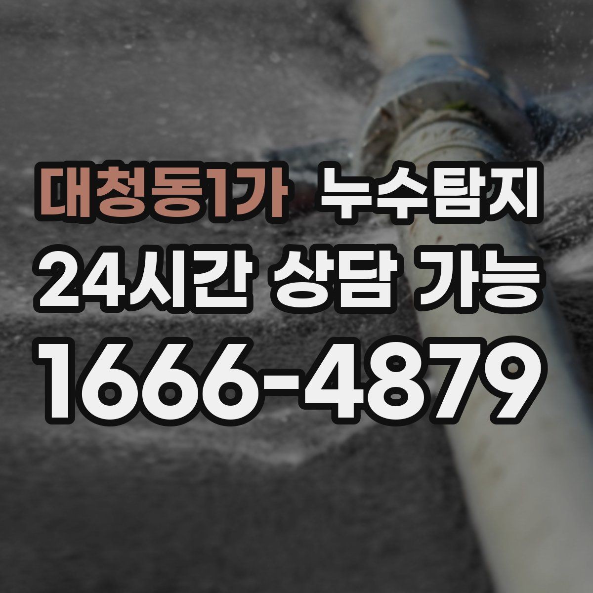 대청동1가 누수탐지 작은 징후 하나도 놓치지 않는 정밀 진단