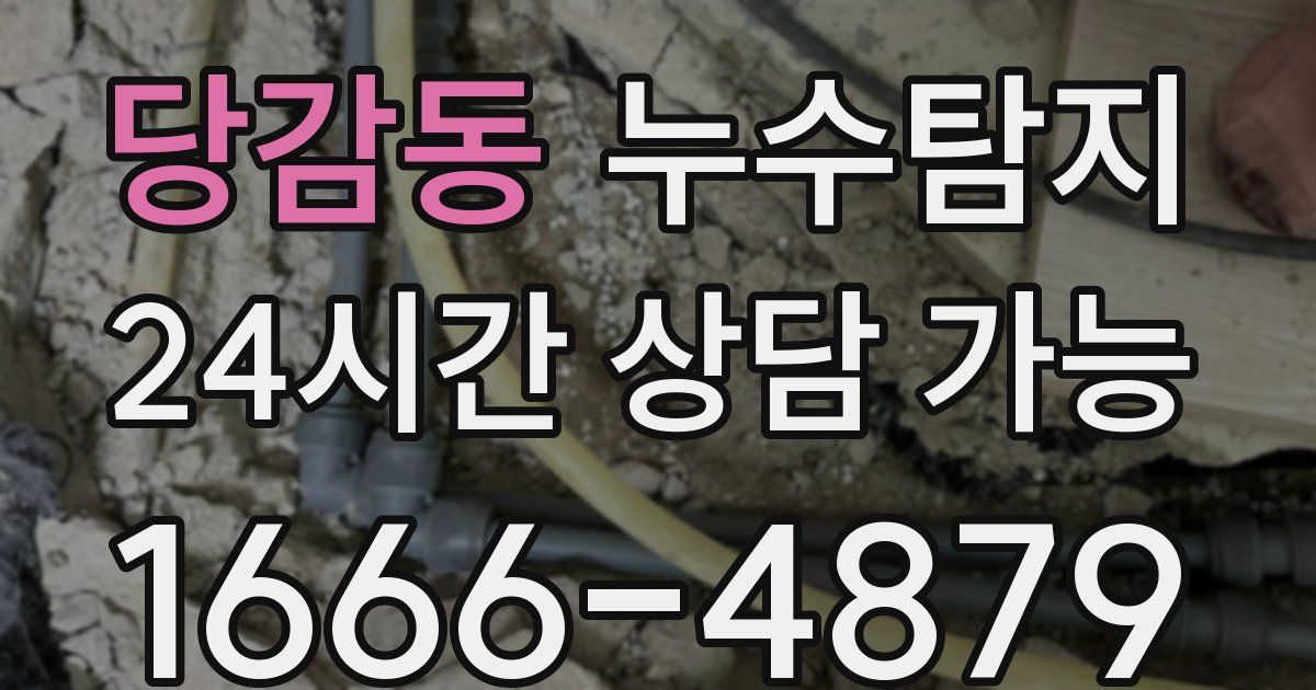 당감동 누수