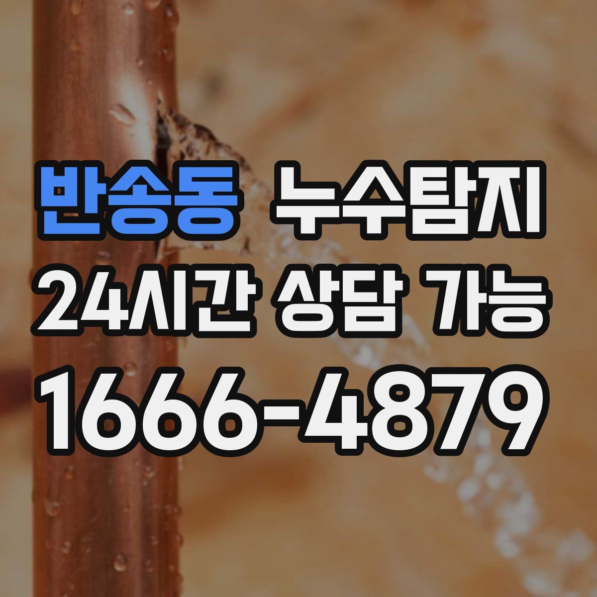 반송동 누수탐지