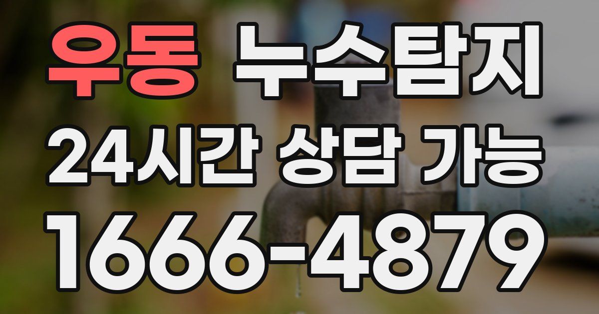 우동 누수