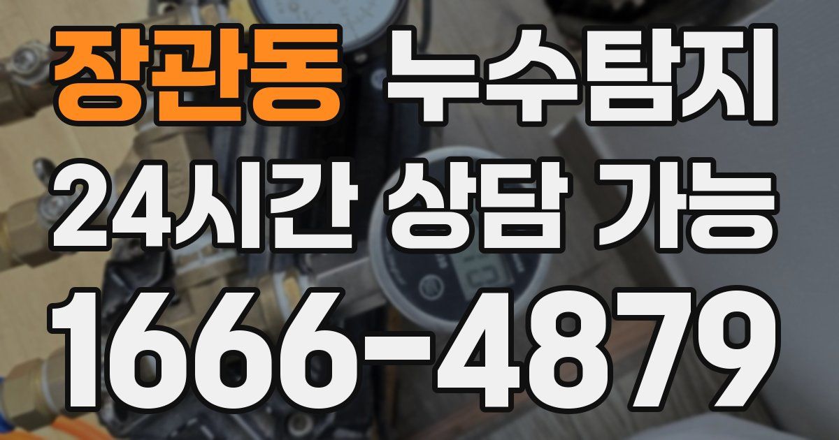 장관동 누수