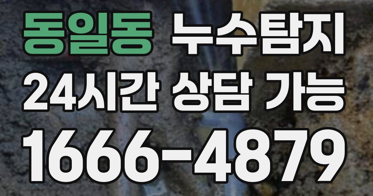동일동 누수