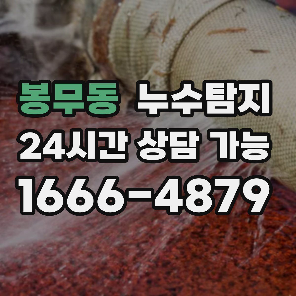 봉무동 누수탐지