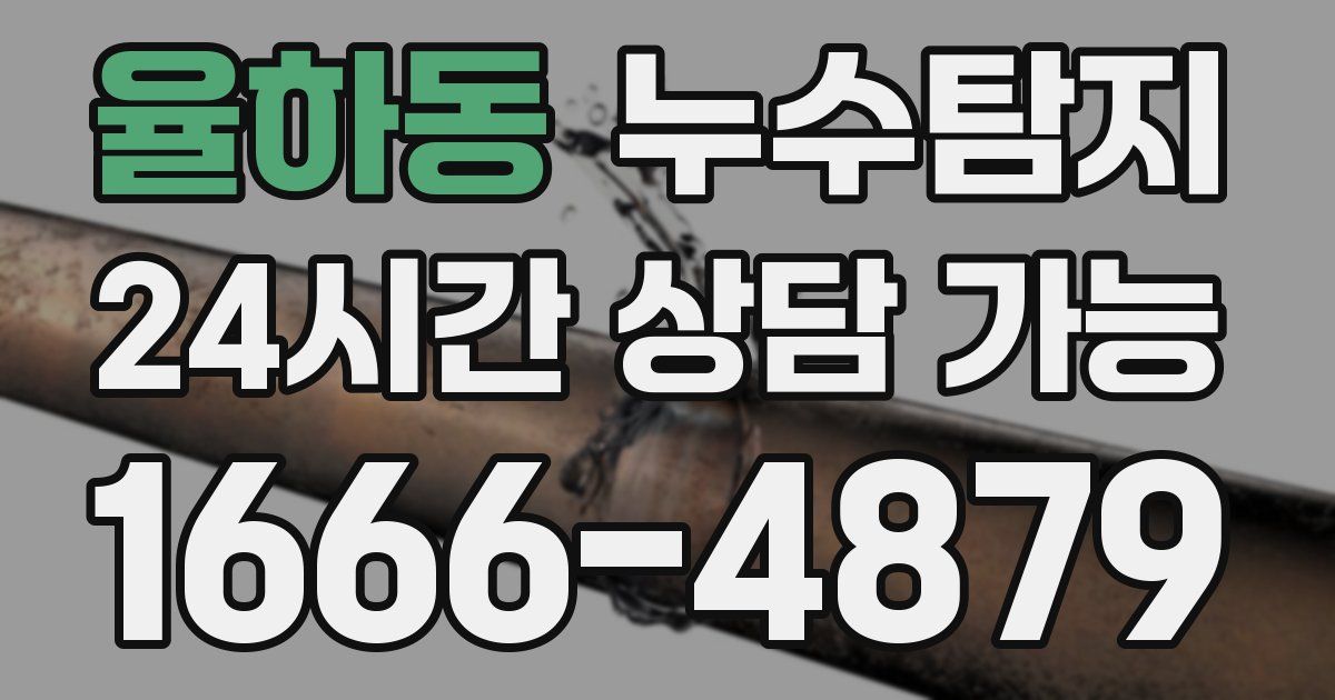 율하동 누수