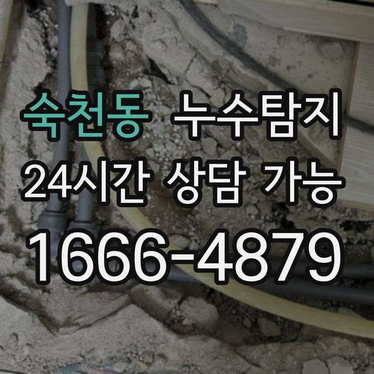 숙천동 누수탐지