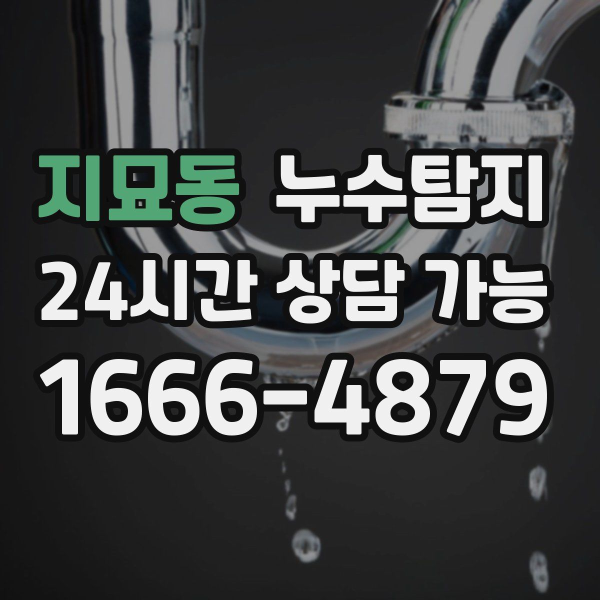 지묘동 누수탐지