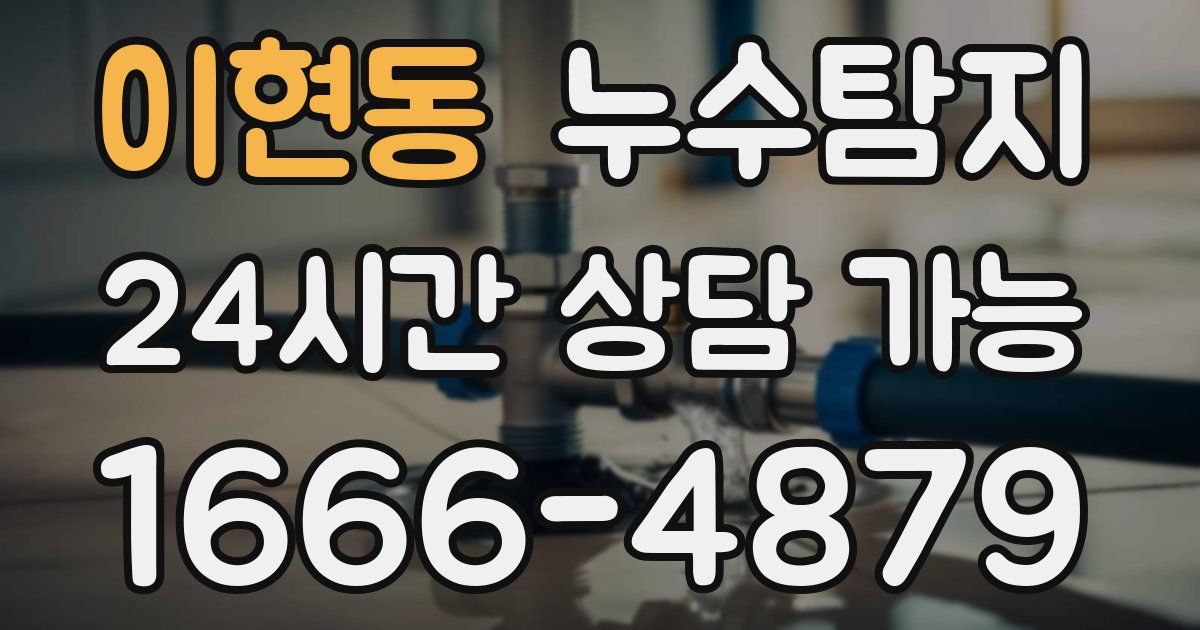 이현동 누수