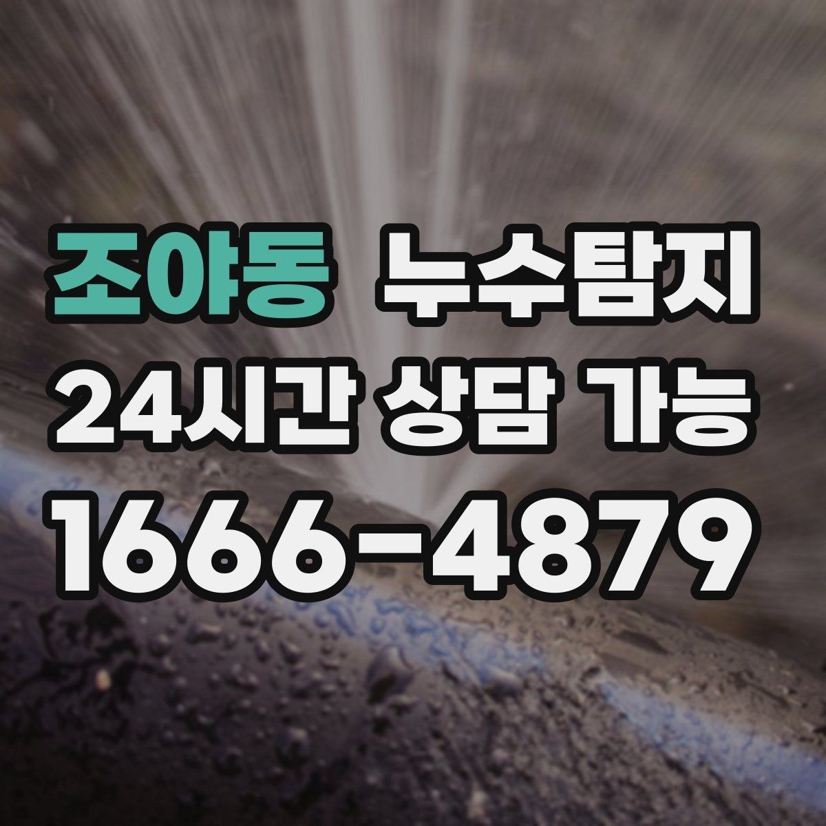 조야동 누수탐지 천장 벽 바닥 누수 진단