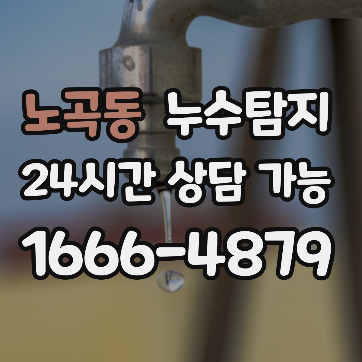 노곡동 누수탐지 주말 공휴일 진단 운영