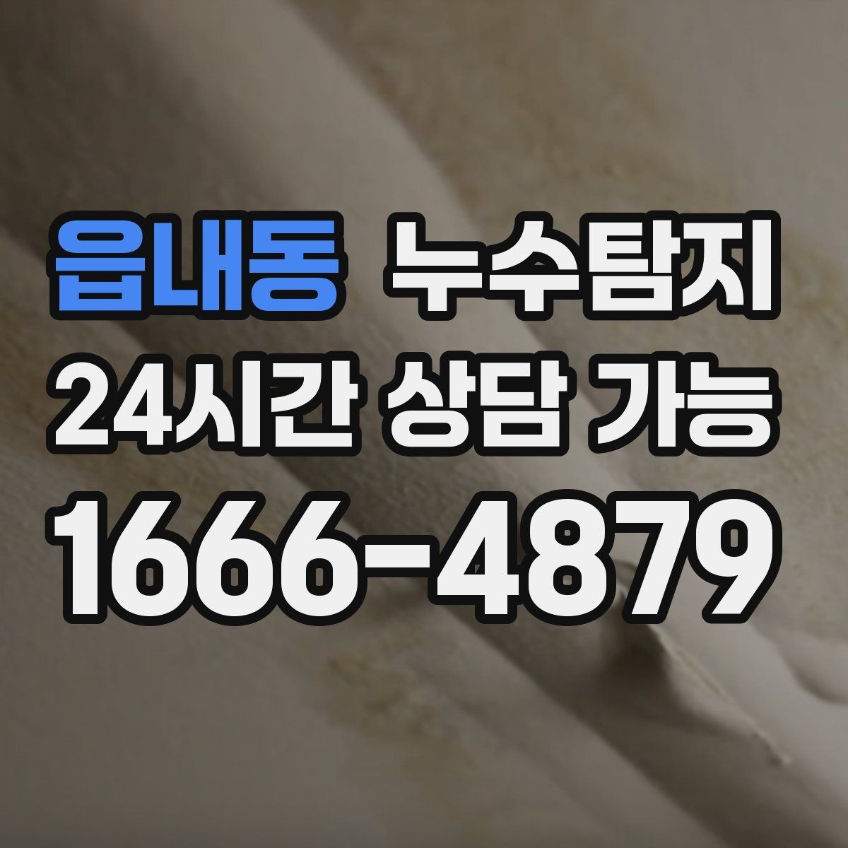 읍내동 누수탐지 전기 온수기 배관 점검