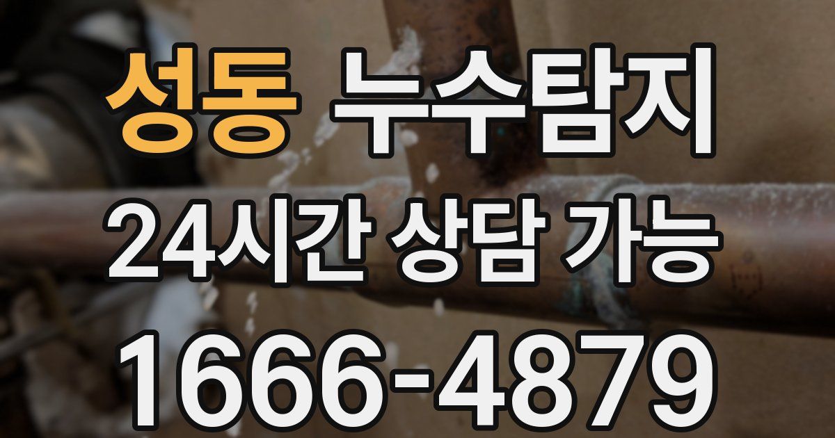 성동 누수
