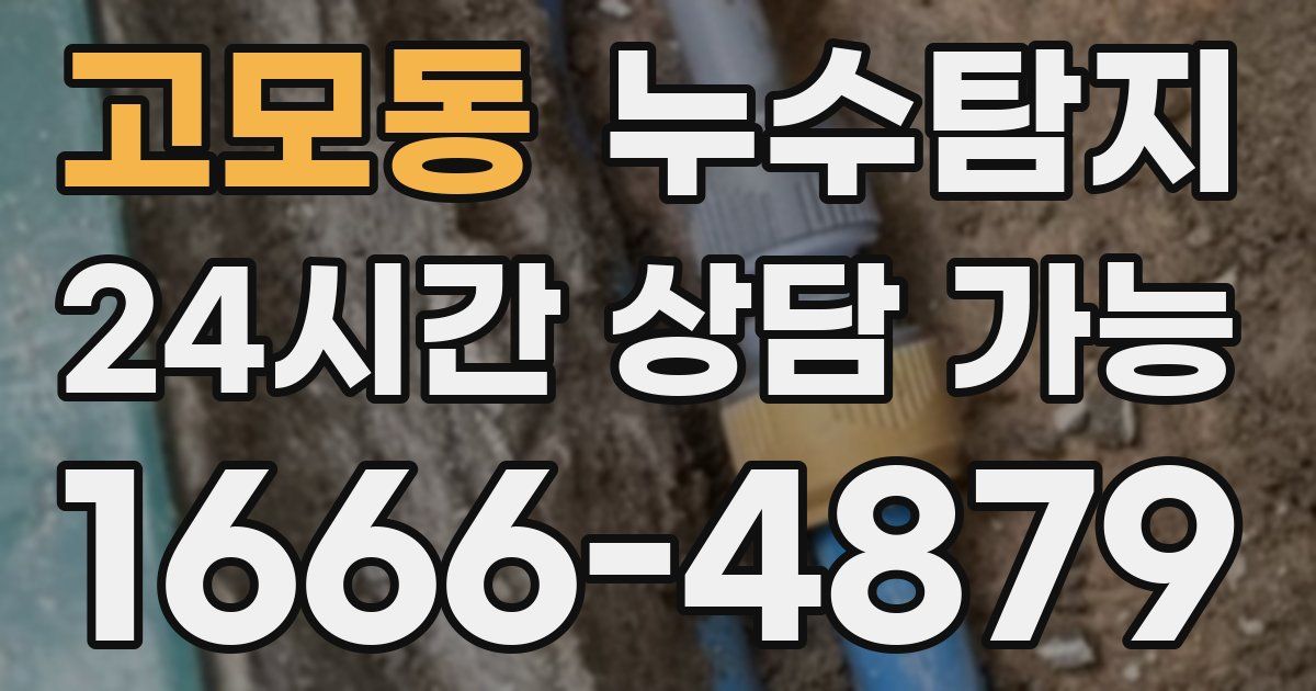 고모동 누수