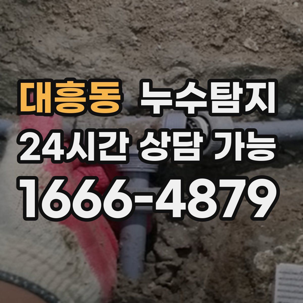 대흥동 누수탐지