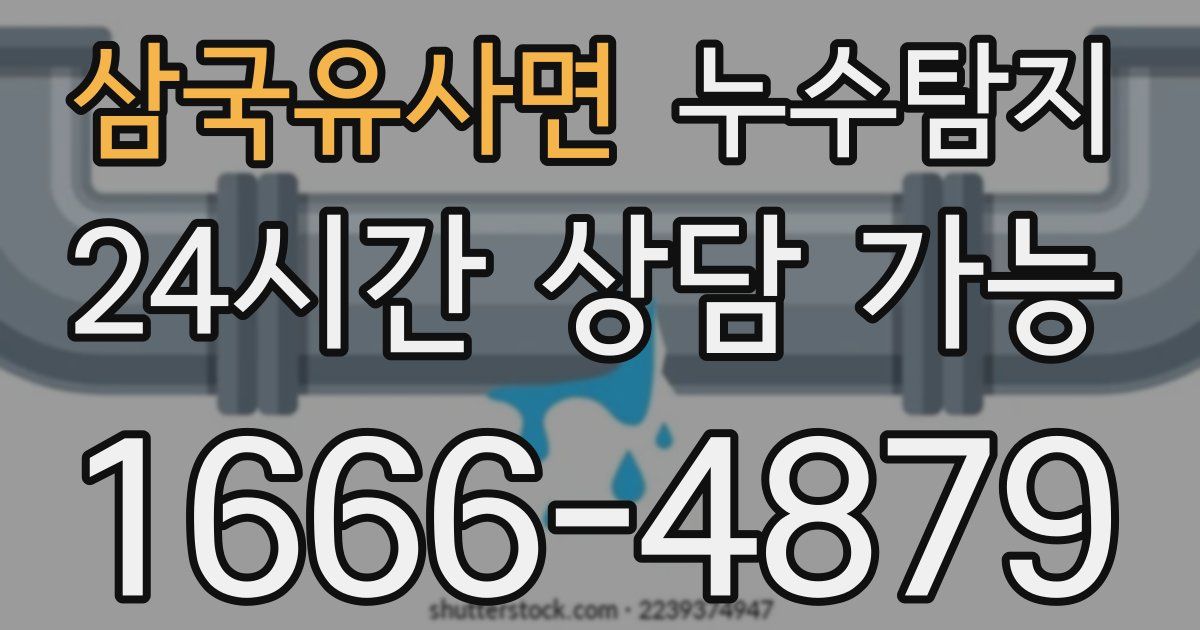 삼국유사면 누수