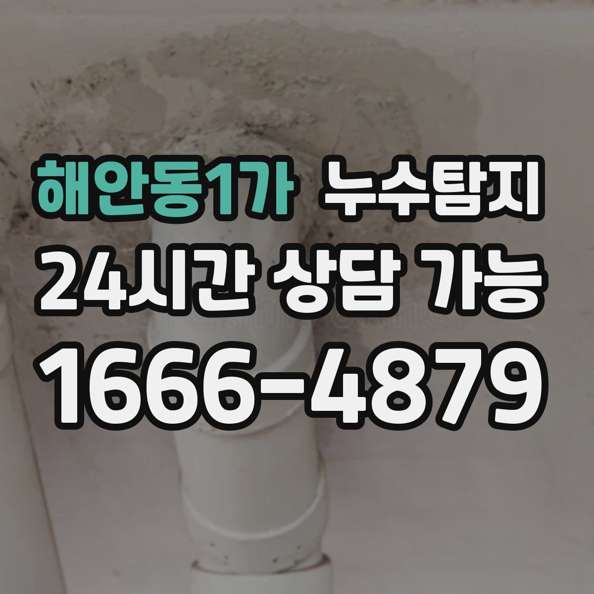 해안동1가 누수탐지