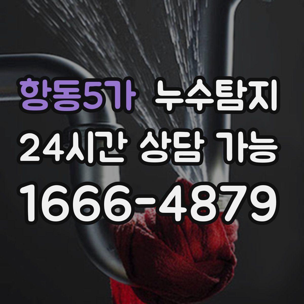 항동5가 누수탐지 상가 매장 누수 신속 진단