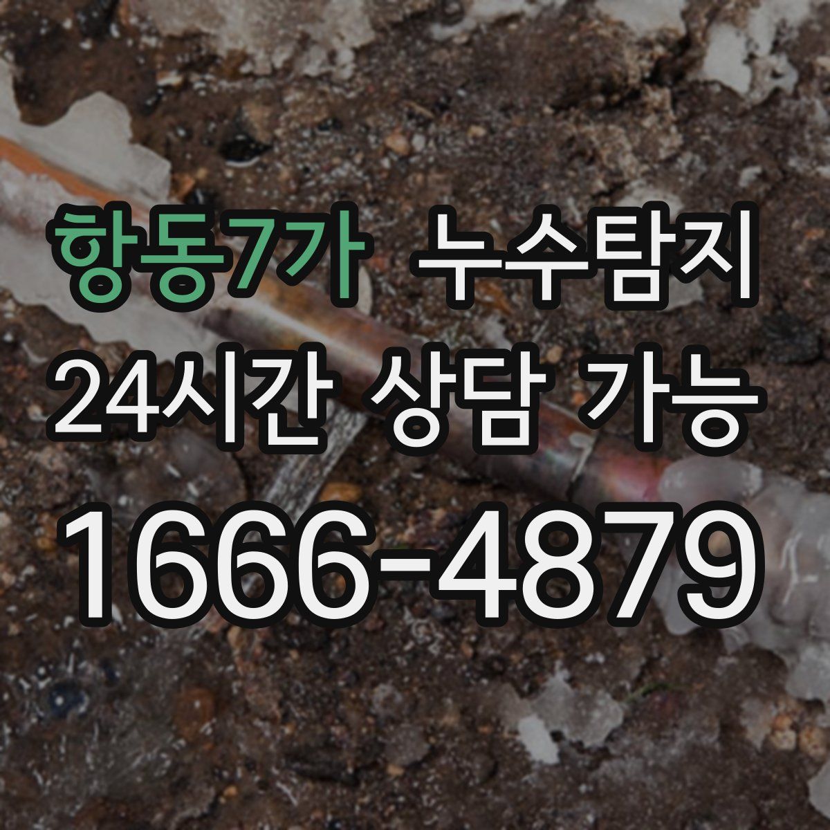 항동7가 누수탐지