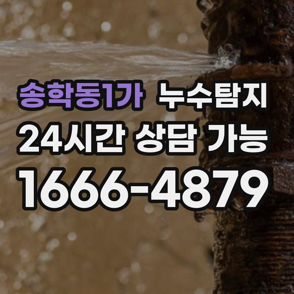 송학동1가 누수탐지 작은 균열이 만든 큰 문제 대응