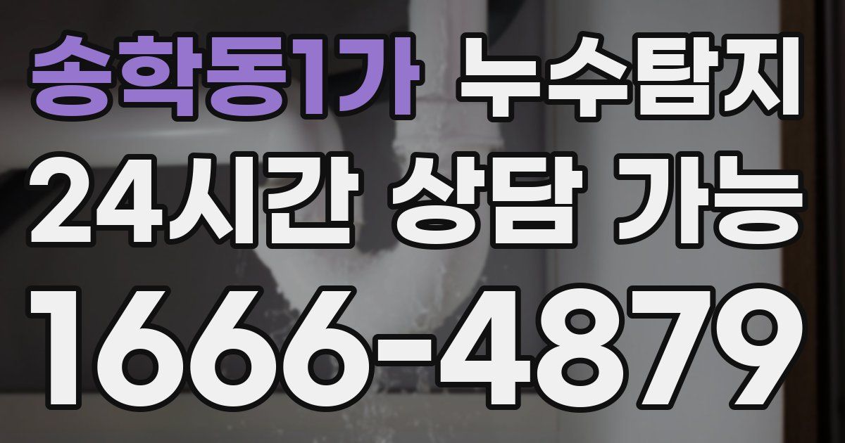 송학동1가 누수