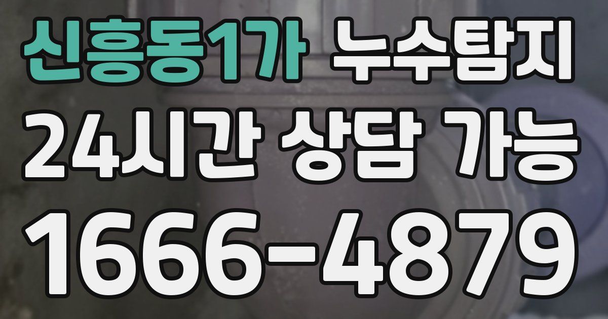 신흥동1가 누수