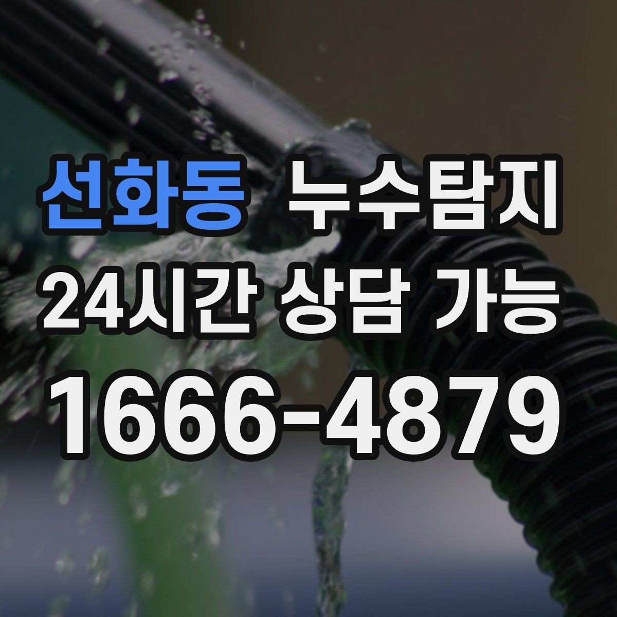 선화동 누수탐지 반복 누수 재발 방지 솔루션