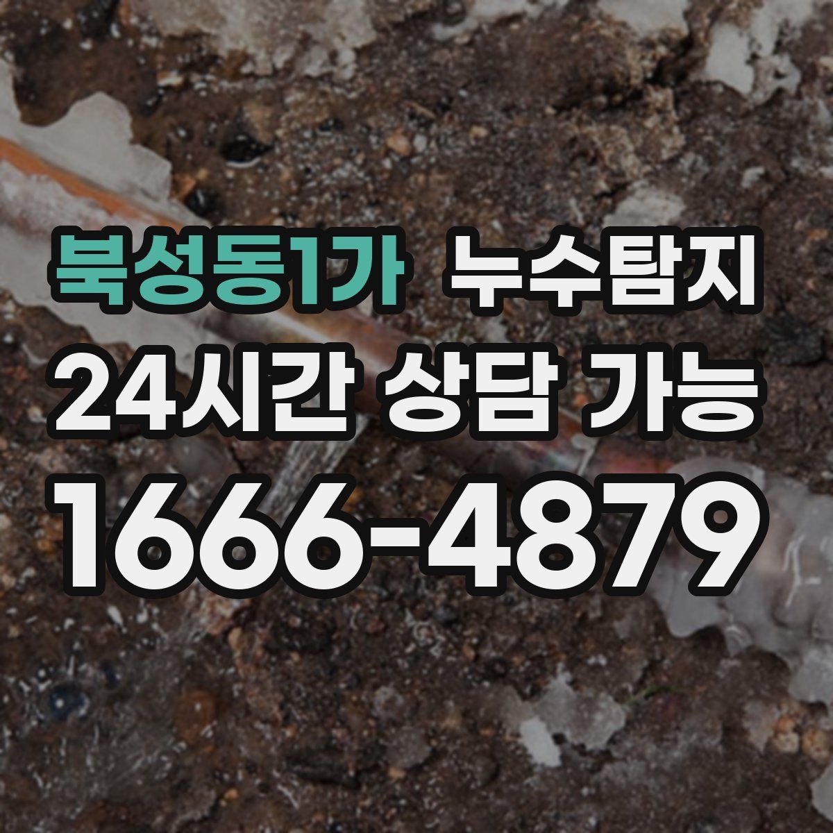 북성동1가 누수탐지