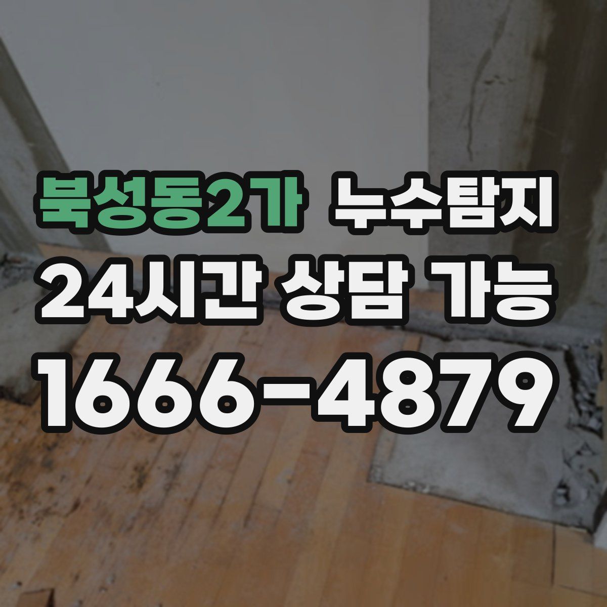 북성동2가 누수탐지