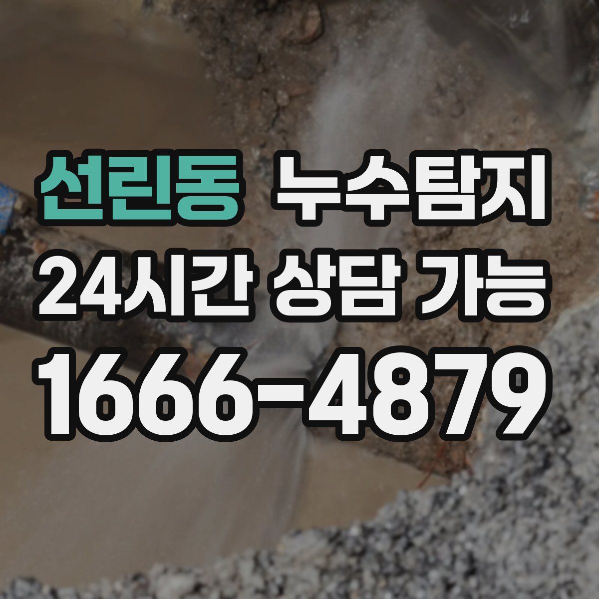 선린동 누수탐지