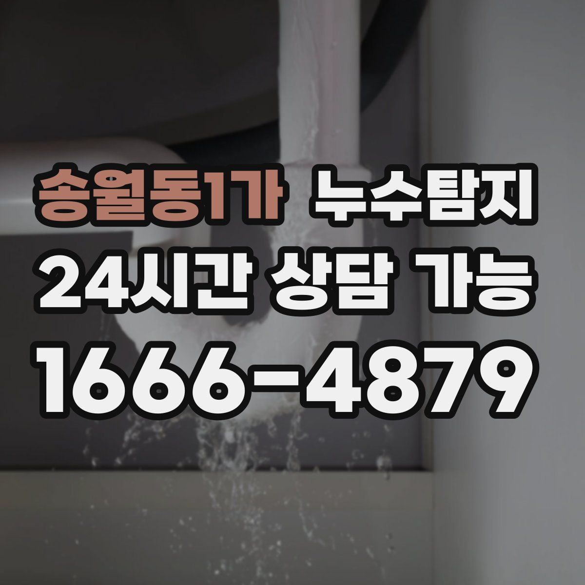 송월동1가 누수탐지