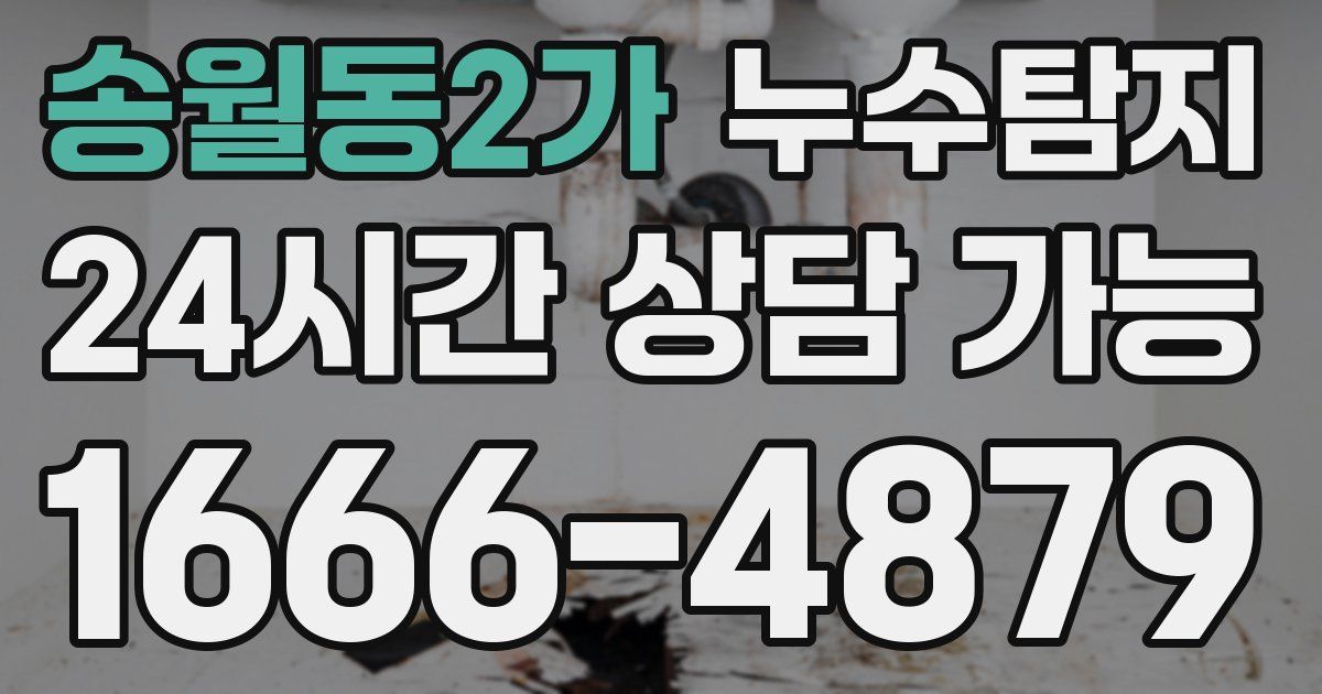 송월동2가 누수
