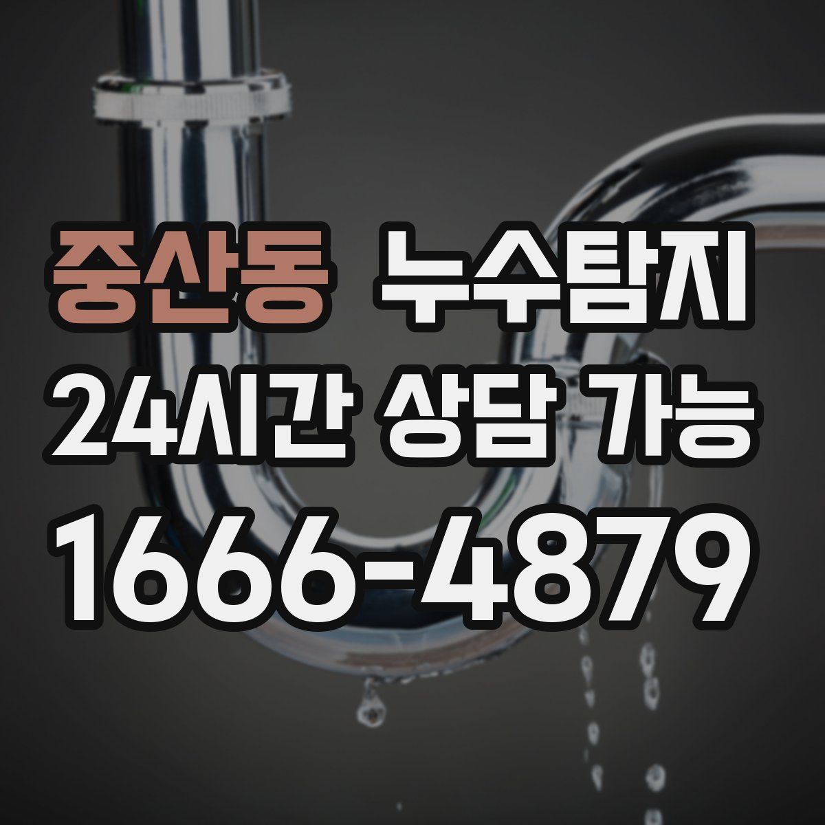 중산동 누수탐지