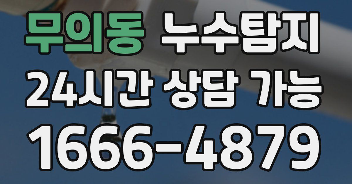 무의동 누수