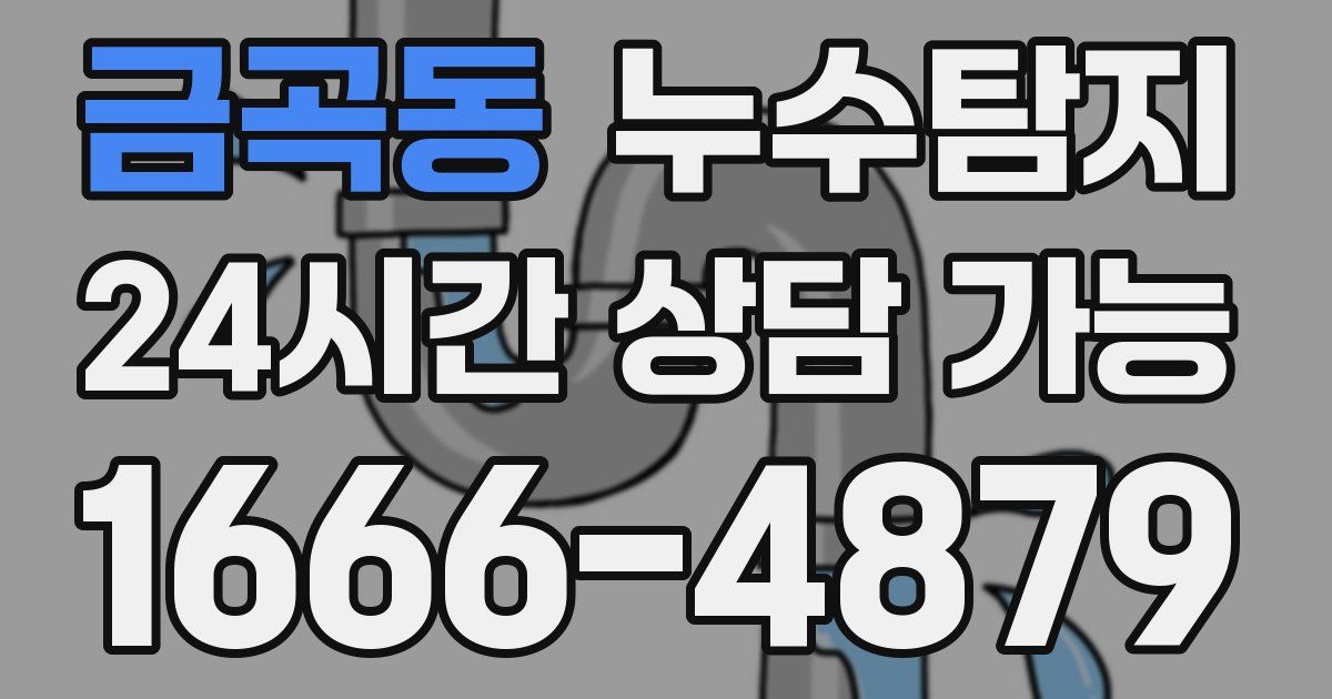 금곡동 누수