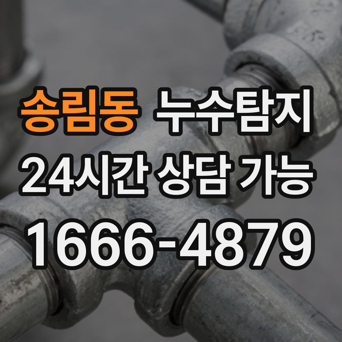 송림동 누수탐지