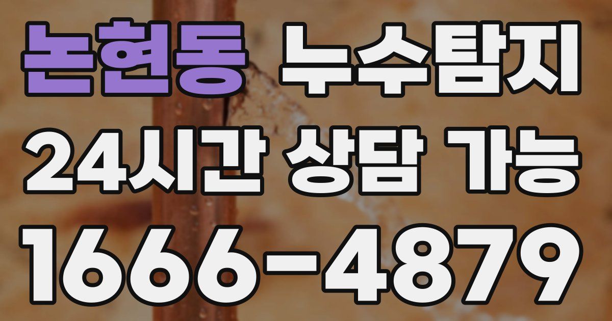 논현동 누수
