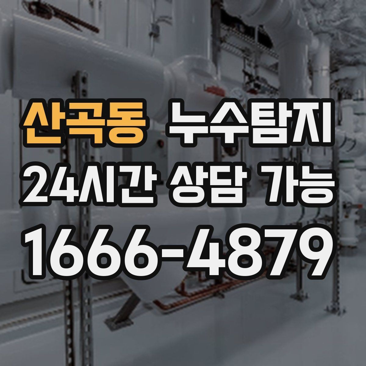 산곡동 누수탐지 보일러 온수관 누수 탐지