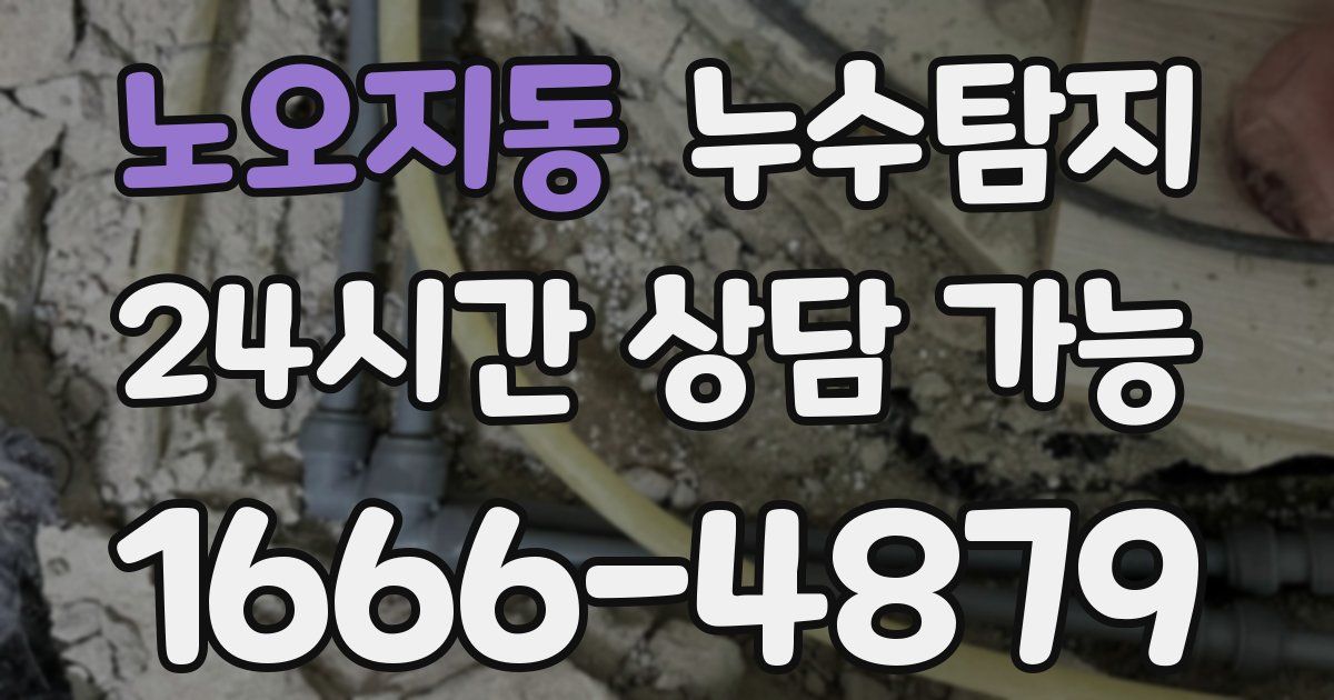 노오지동 누수