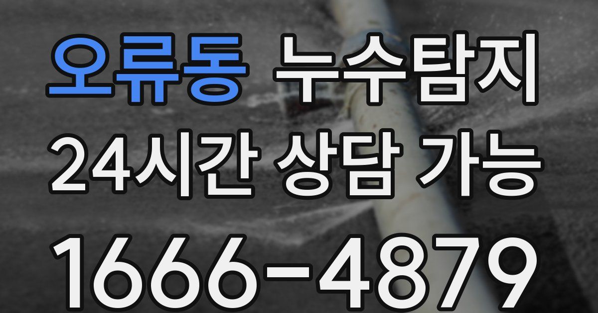 오류동 누수