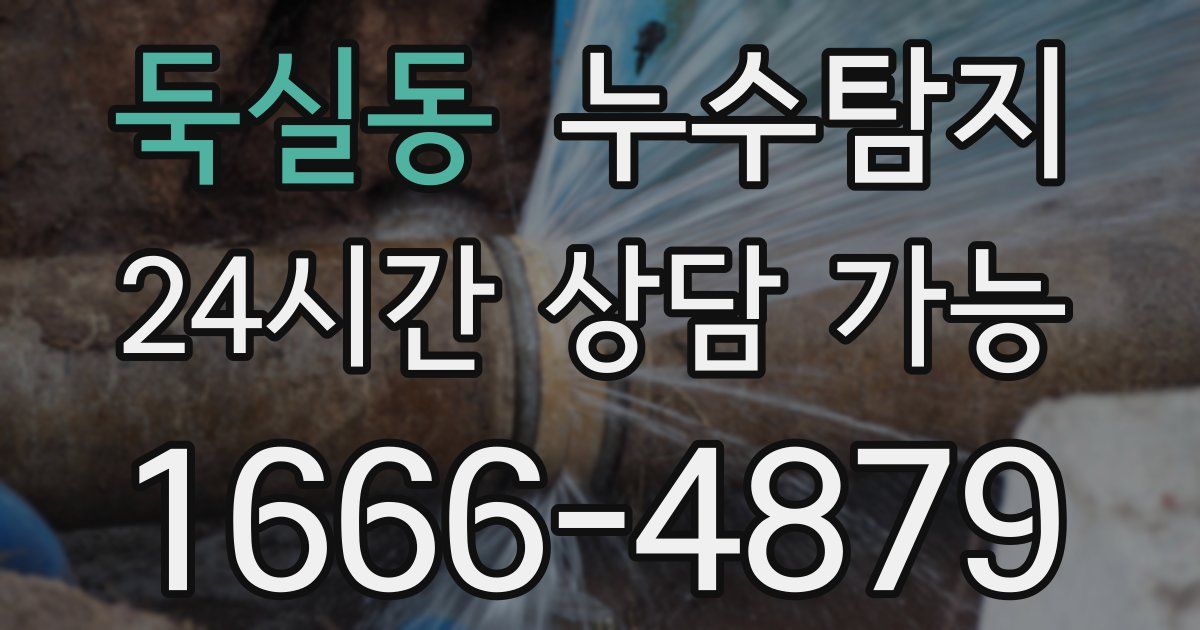 둑실동 누수