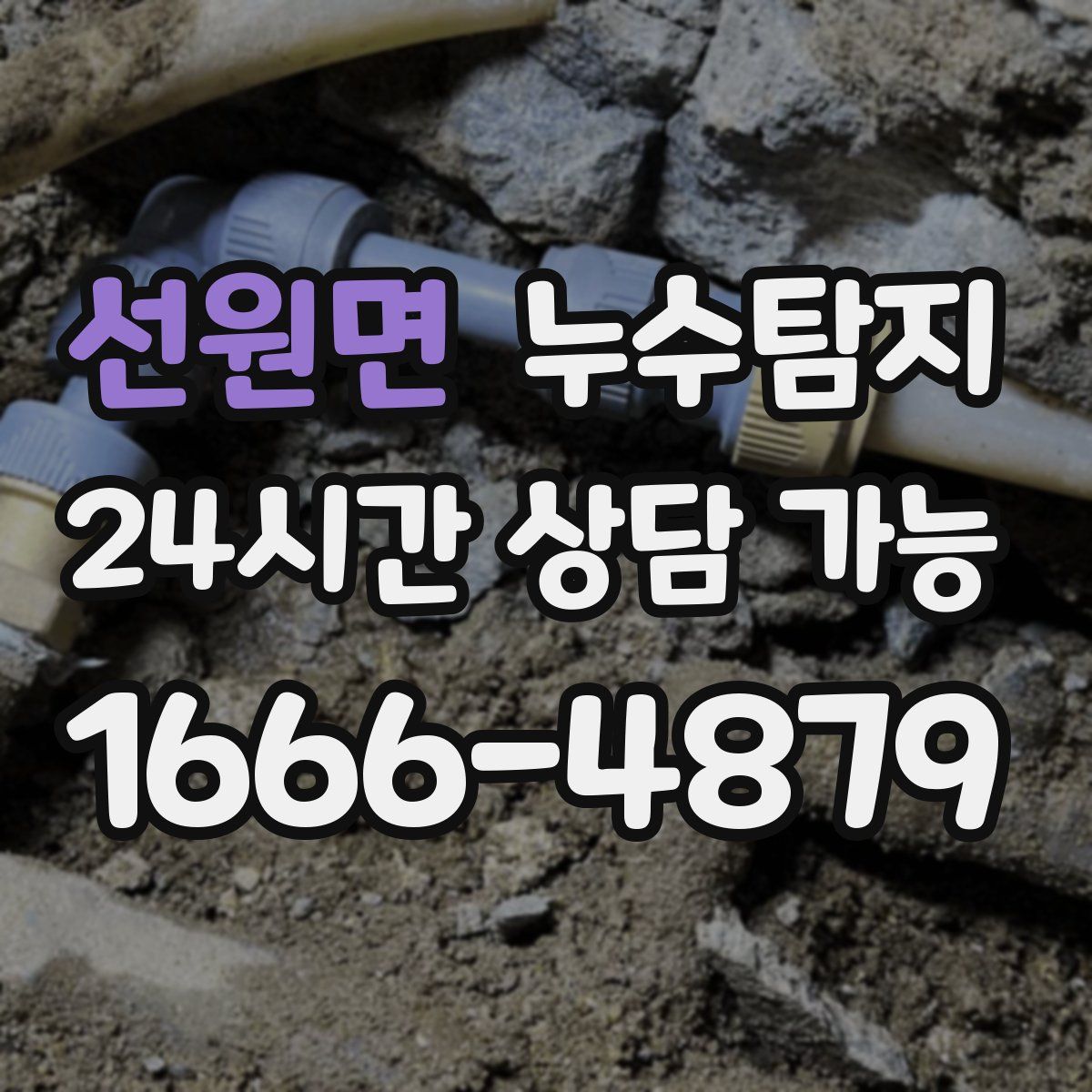 선원면 누수탐지