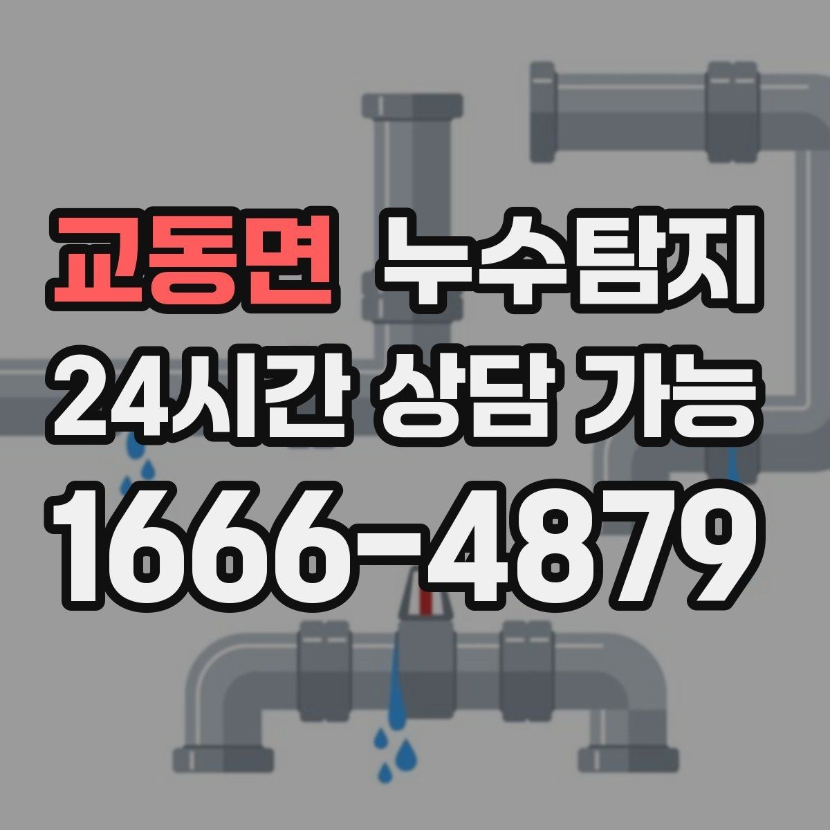 교동면 누수탐지 장마철 대비 방수 점검