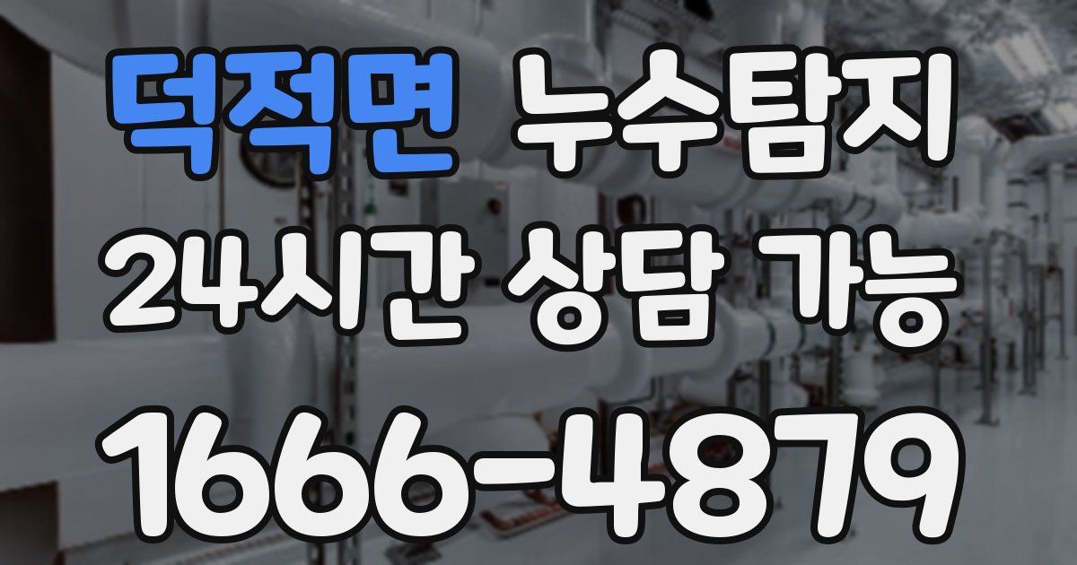 덕적면 누수