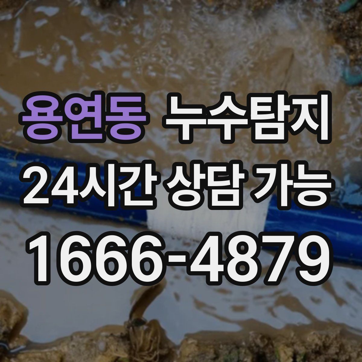 용연동 누수탐지 합리적 비용 투명 견적